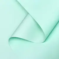 Пленка для декора и флористики, матовая, 65 микрон, пастельный зелёный, 57 см&times;10 м