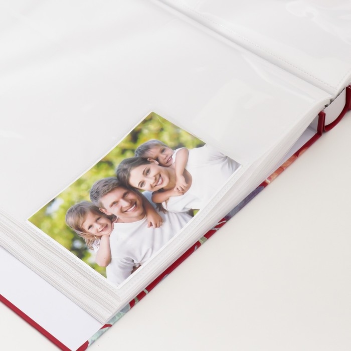 Фотоальбом на 500 фото 10х15 см Фотоальбом на 500 фото 10х15 см "Полевые цветы" в коробке МИКС 33,5х30,5х6 см