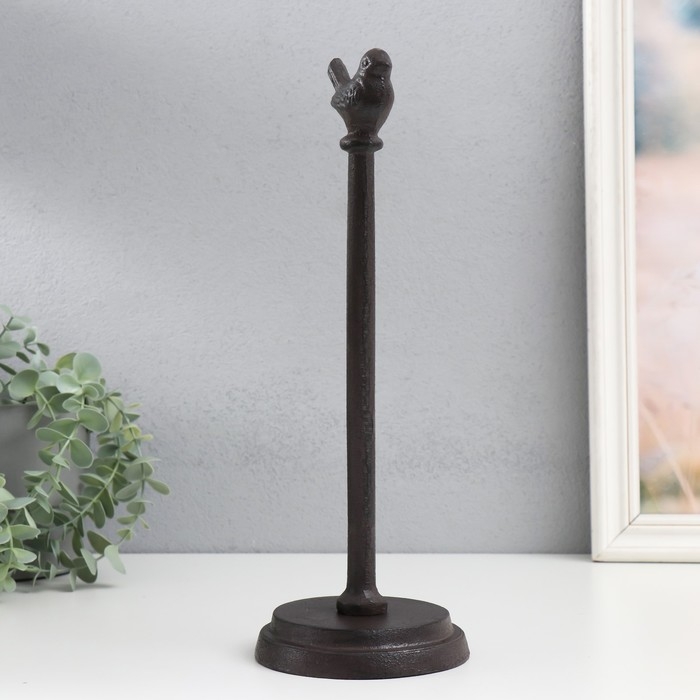 Сувенир чугун держатель д/полотенец Сувенир чугун держатель д/полотенец "Птичка" 12х12х33 см
