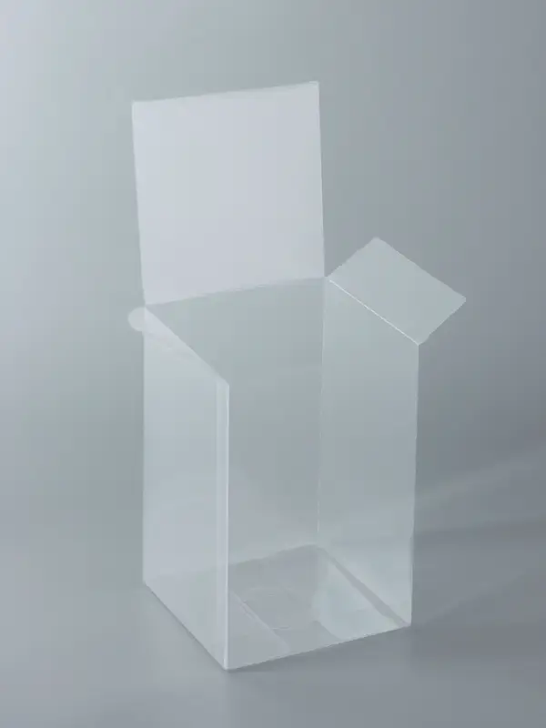 Складная прозрачная коробка из PVC, для упаковки подарков, 12&times;12&times;18 см