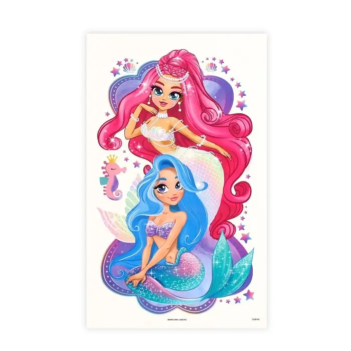 УЦЕНКА Набор с тату-переводками «Русалочки» УЦЕНКА Набор с тату-переводками «Русалочки»