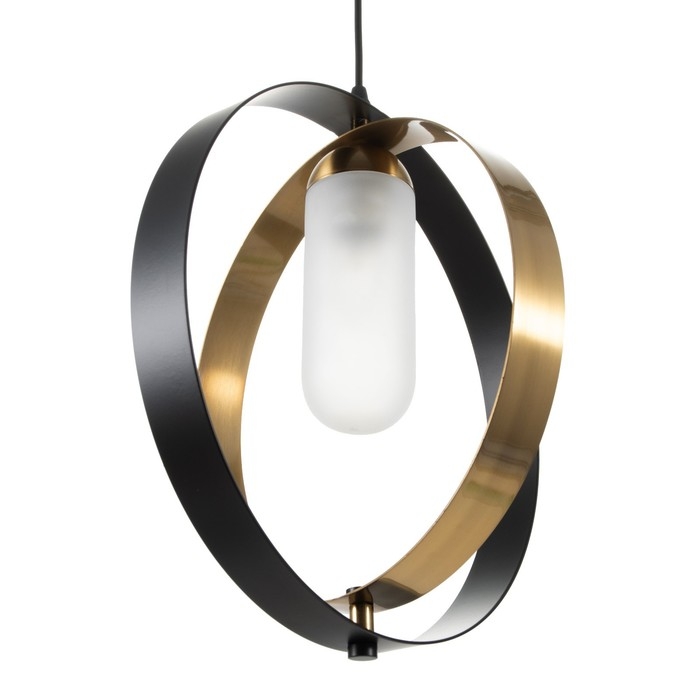 Светильник BayerLux Светильник BayerLux "Ретора" E27 40Вт черный-латунь 34,5х34,5х37,5-137 см