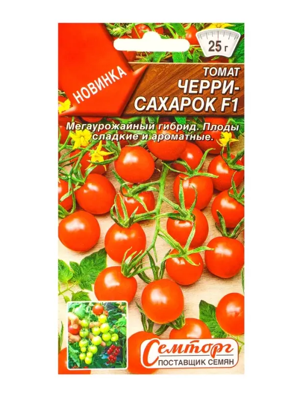 Семена Томат Черри-сахарок F1 Семторг, Ц/П СТ,7 шт. Семена Томат Черри-сахарок F1 Семторг, Ц/П СТ,7 шт.