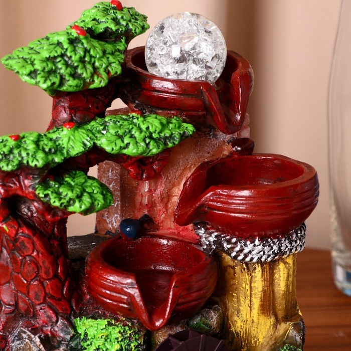 Фонтан Фонтан "Водопад в лесу" 14х17х27 см (с подсветкой)