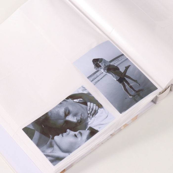 Фотоальбом на 800 фото 10х15 см Фотоальбом на 800 фото 10х15 см "Букет с листьями" в коробке золотая обводка 5,5х30,5х33,5см 10749