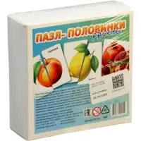 Пазл деревянный YOSHATOYS &laquo;Половинки - фрукты&raquo;