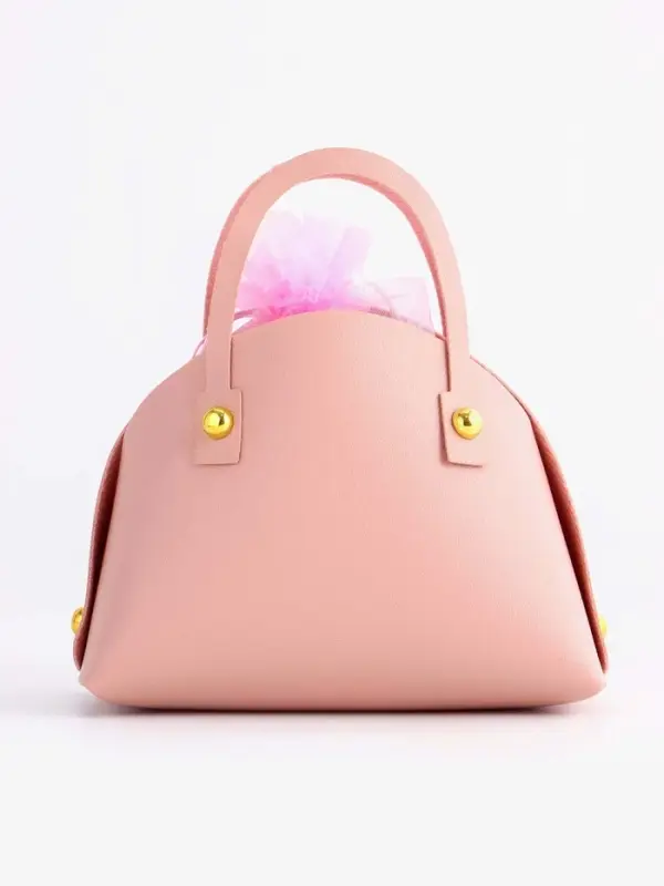 Кожанная подарочная сумочка 14 х 6,5 х 12,8 см розовая Кожанная подарочная сумочка 14 х 6,5 х 12,8 см розовая