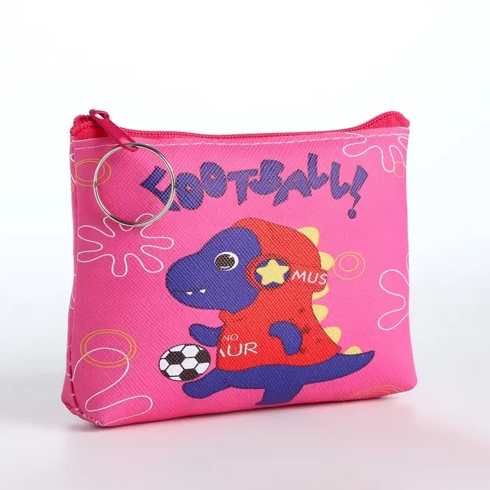 Кошелёк детский &laquo;Динозаврики&raquo;, монетница, на молнии, Выбражулька, МИКС