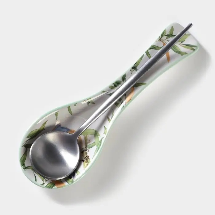 Подставка под ложку Доляна &laquo;Флора и Фауна&raquo;, 22,3&times;7,5&times;2,5 см