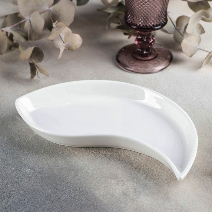 Блюдо фарфоровое Wilmax , 23×12 см, цвет белый Блюдо фарфоровое Wilmax , 23×12 см, цвет белый