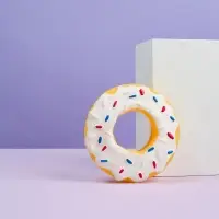 VETTA Игрушка для домашних животных, ПВХ, 13 см, пончик