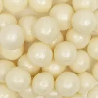 Кондитерская посыпка с мягким центром &laquo;Жемчуг&raquo;: серебро, 12-13 мм, 50 г