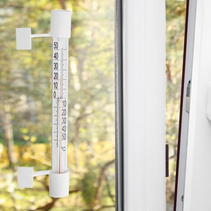 Термометр оконный ТСН-5 Термометр оконный ТСН-5 "На липучке" (t -50 + 50 С) в картонной коробке