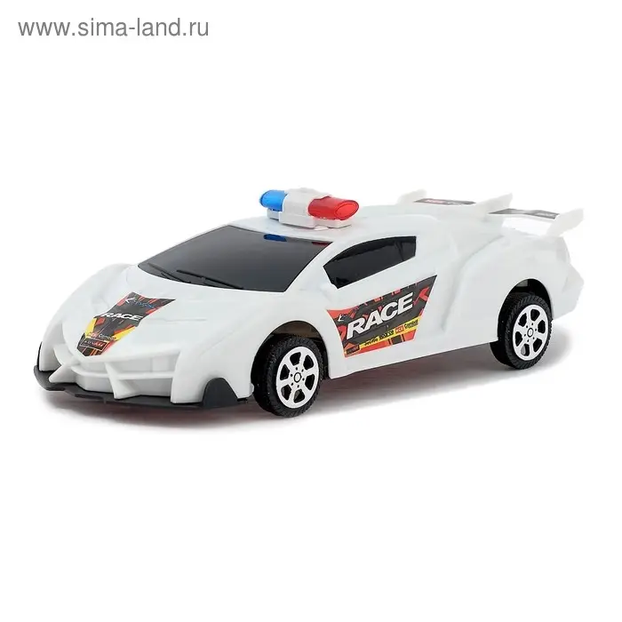 Машина инерционная «Полиция», цвета МИКС Машина инерционная «Полиция», цвета МИКС