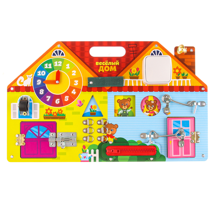 Бизиборд «Весёлый дом» Бизиборд «Весёлый дом»