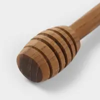 Ложка для мёда, 12 см, тиковое дерево