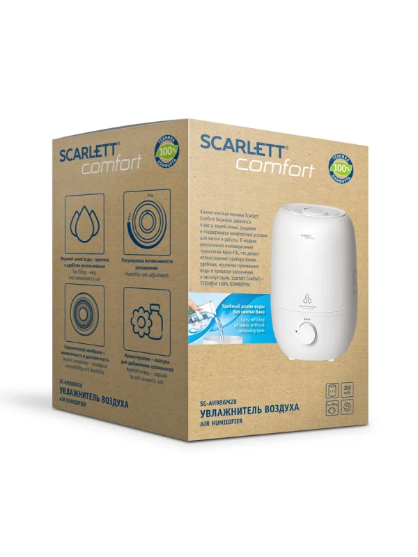 Ультразвуковой увлажнитель воздуха для дома SC-AH986M28 Ультразвуковой увлажнитель воздуха для дома SC-AH986M28