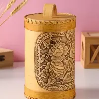 Туес &laquo;Розы&raquo;, 12х17см береста