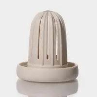 Кружка &laquo;Бьорн&raquo;, 850 мл, с крышкой и трубочкой, стекло, бежевая