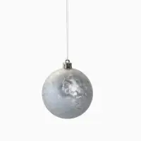 Ёлочные игрушки &laquo;Зимний шик&raquo;, шары новогодние, d=8 см, набор 24 шт., серебро