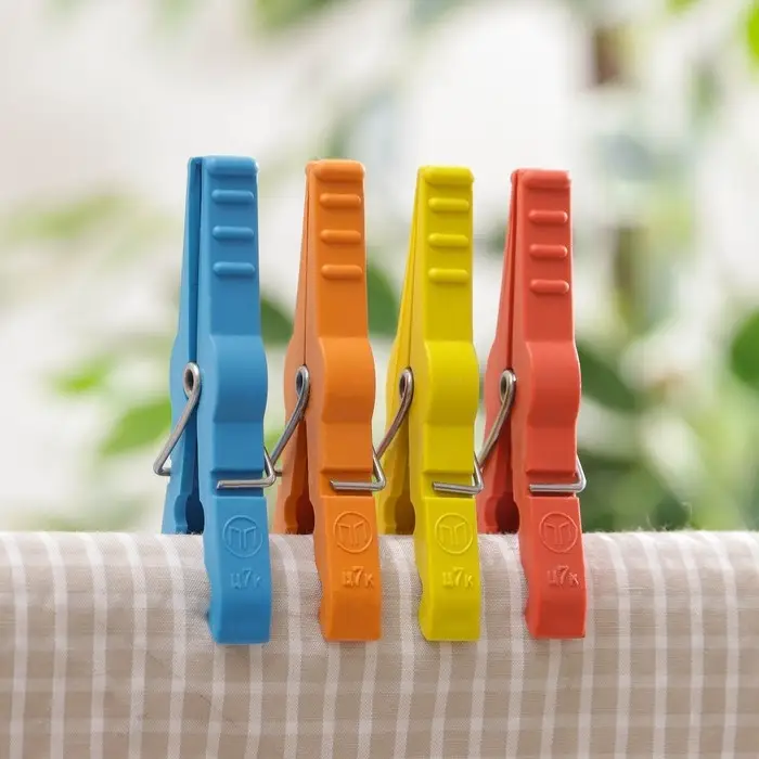 Прищепки бельевые «Кубаночка», 8 см, 20 шт, цвет МИКС Прищепки бельевые «Кубаночка», 8 см, 20 шт, цвет МИКС