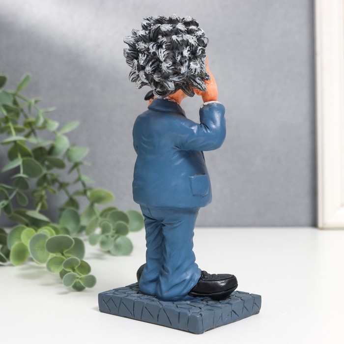 Сувенир полистоун  Сувенир полистоун "Эйнштейн" МИКС 6х7,5х17 см