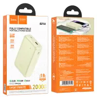 *Внешний аккумулятор Q21A 20000 mAh HOCO молочно-белый