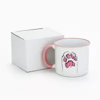 Кружка керамическая Дорого внимание &laquo;Лапка&raquo;, 450 мл