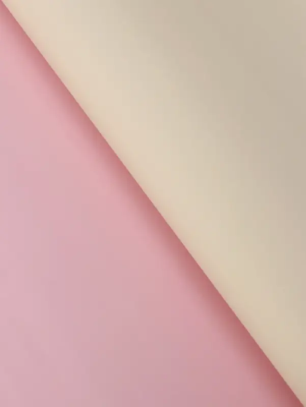 Пленка матовая для цветов двухсторонняя &laquo;Зефир&raquo;, чайная роза - кремовый, 57 см &times; 10 м