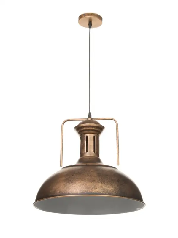 Светильник подвесной BayerLux William, 1&times;40 Вт, Е27, золотисто-чёрный, 40&times;40&times;35-100 см