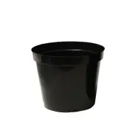 Горшок для рассады, 15 л, d=33.5 см, h=22 см, чёрный, Greengo