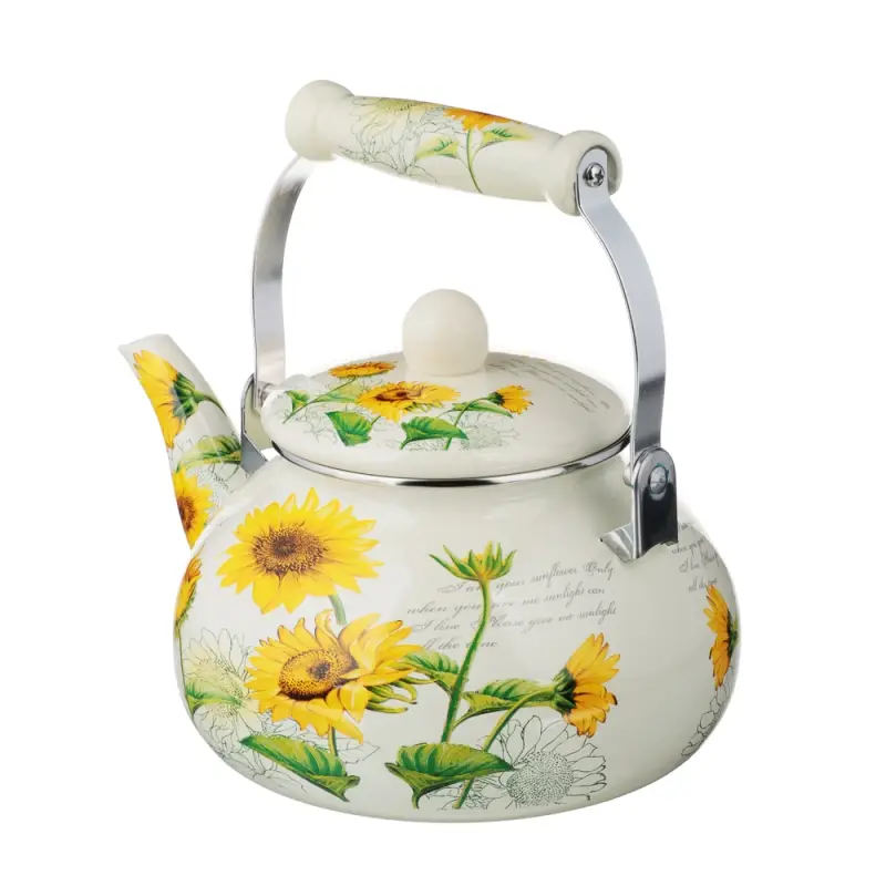 VETTA Подсолнухи Чайник эмалированный, 2,5л, индукция