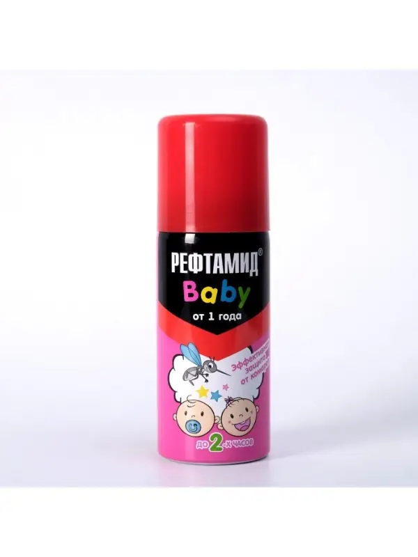 Средство от комаров &laquo;Рефтамид&raquo; BABY, аэрозоль репеллентный, детский, 100 мл