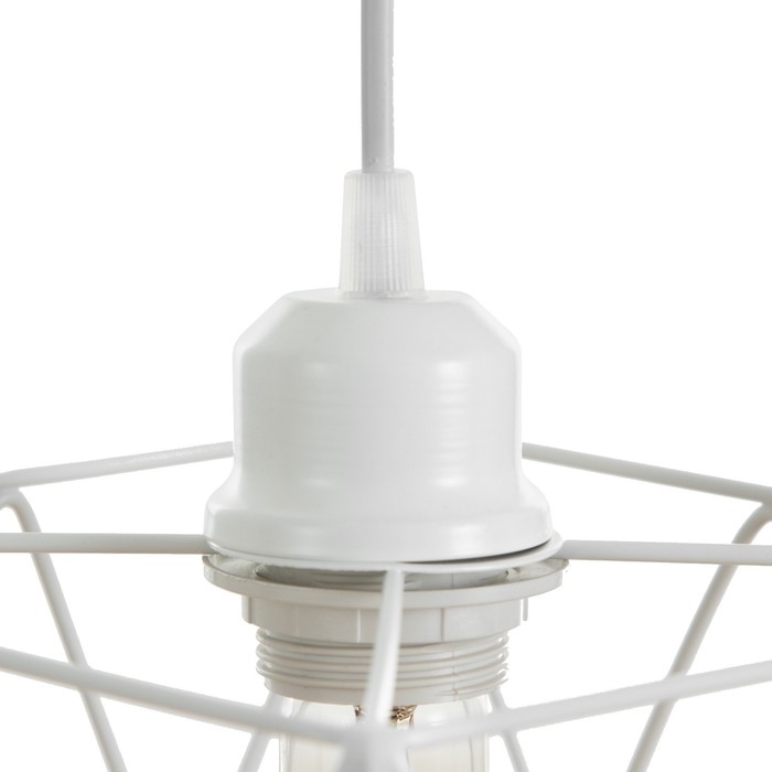 Светильник BayerLux "Сеть" 1х40Вт Е27 белый 22х22х21см