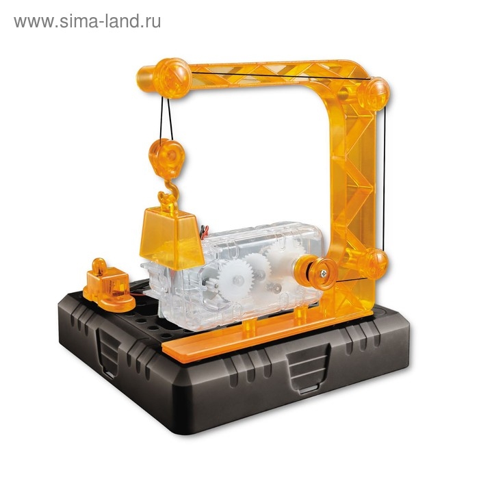 Электронный конструктор «Подъёмный кран», 16 элементов, в пакете