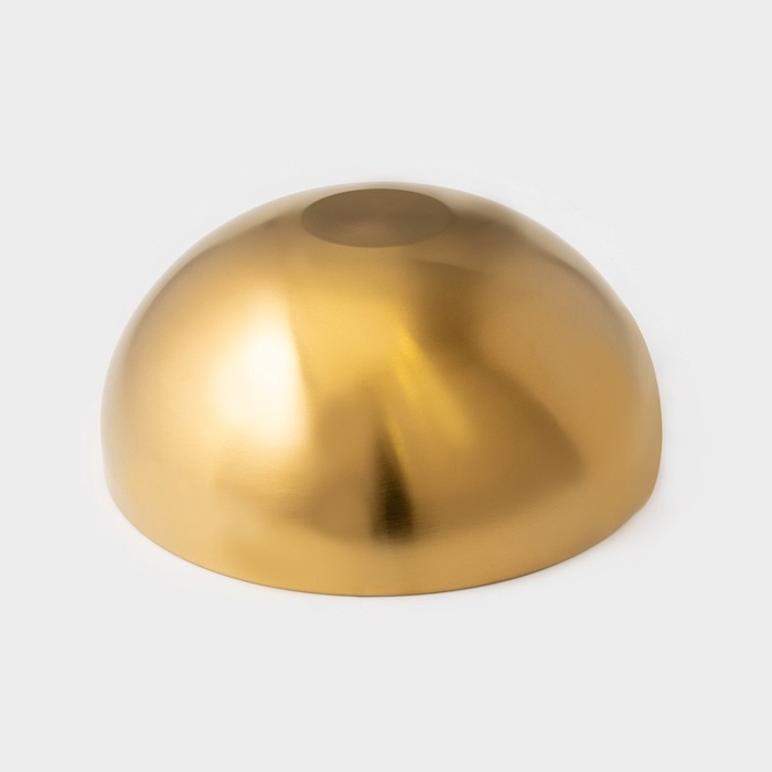 Миска-салатник Sphere, 3,4 л, d=24 см, нержавеющая сталь, золотая Миска-салатник Sphere, 3,4 л, d=24 см, нержавеющая сталь, золотая
