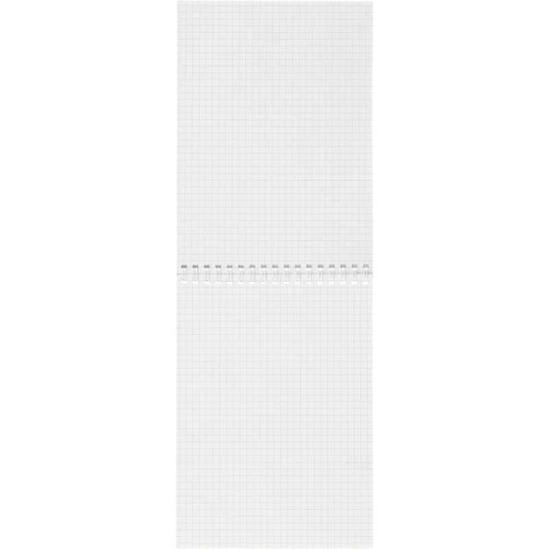Блокнот А5 60л Attache Nature White flowers клет,65г,100%,греб,карт,ВД-лак