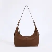 Сумка женская багет на молнии, 32&times;13&times;17 см, светло-коричневая