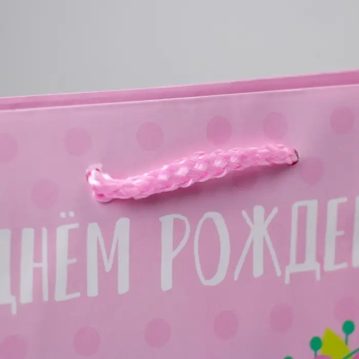 Пакет подарочный ламинированный, упаковка, «С Днём Рождения», MS 18 х 23 х 8 см Пакет подарочный ламинированный, упаковка, «С Днём Рождения», MS 18 х 23 х 8 см