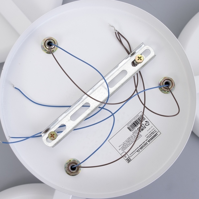 Люстра Люстра "Алис" 3хLED 72Вт 3000-6000К белый 52х52х13 см