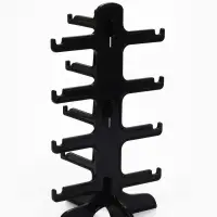 Подставка под очки, 4 места, 16&times;14.5&times;25.5 см, чёрная