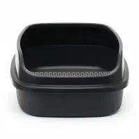 Лоток для кошек &laquo;Айша&raquo; XL, 64&times;44&times;21 см, с бортом, серый FIX