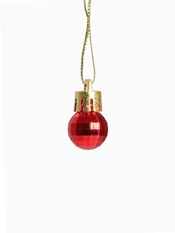 Ёлочные игрушки &laquo;Диско&raquo;, шары новогодние, d=2 см, набор 24 шт., МИКС