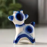 Фигурка фарфор &laquo;Сеня козлёнок&raquo;, 5.5 см, гжель