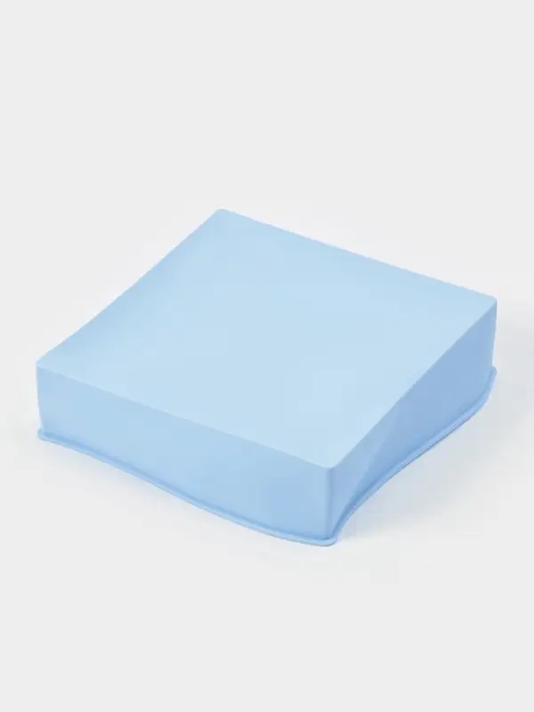 Форма для выпечки Доляна &laquo;Квадрат&raquo;, 20.5&times;5 см, силикон, светло-голубая