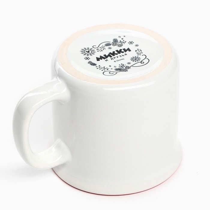 Кружка керамическая новогодняя «С новым годом!» Микки Маус и друзья, 250 мл Кружка керамическая новогодняя «С новым годом!» Микки Маус и друзья, 250 мл