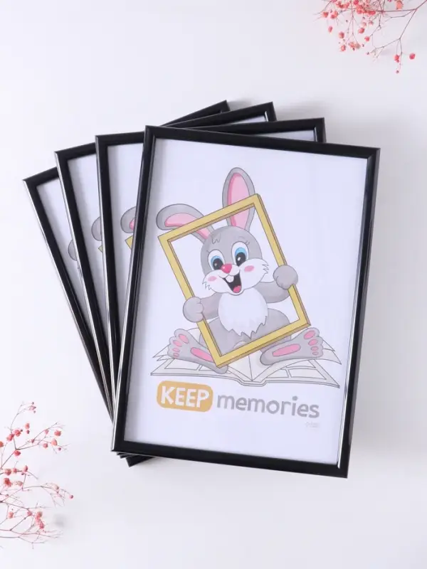 Набор фоторамок для фото 21&times;30 см Keep memories &laquo;Радуга&raquo;, 4 шт., чёрный, (пластиковый экран)