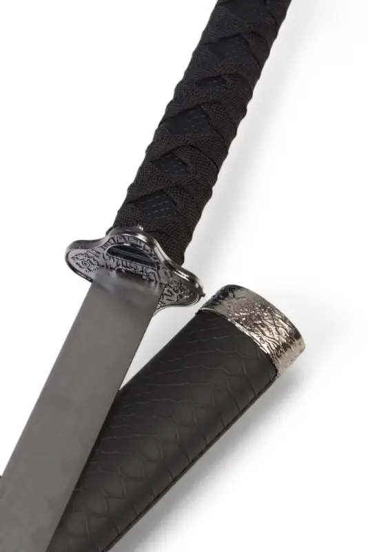 Макет оружия &laquo;Катана Даичи&raquo;, 89 см, клинок 46 см, ножны под змею, чёрная