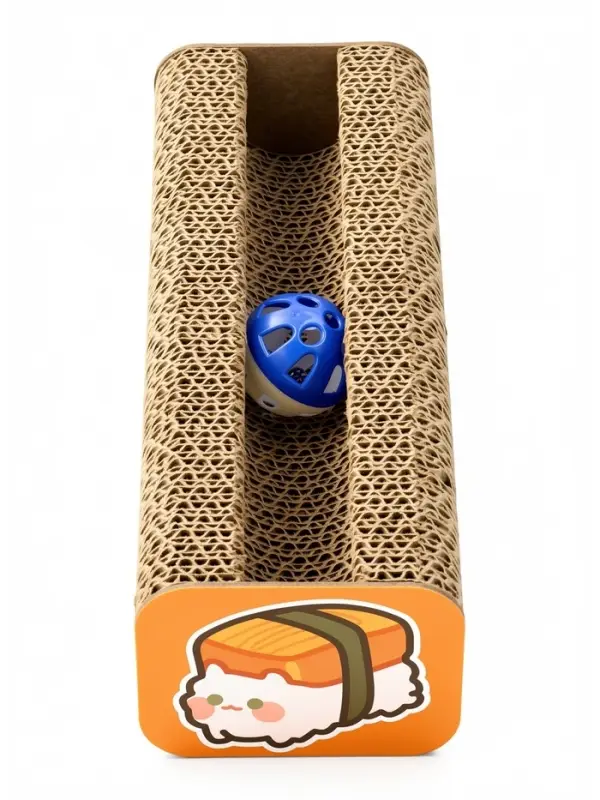 Когтеточка - игрушка &laquo;Суши&raquo;, 24.5&times;9&times;6.7 см, с кошачьей мятой, гофрокартон