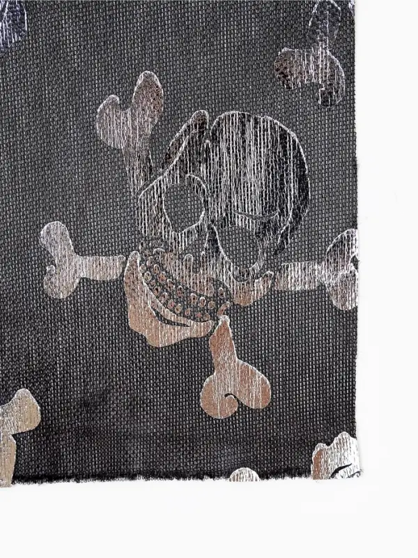 Скатерть на стол «Серебряные черепа», 200 х 140 Скатерть на стол «Серебряные черепа», 200 х 140